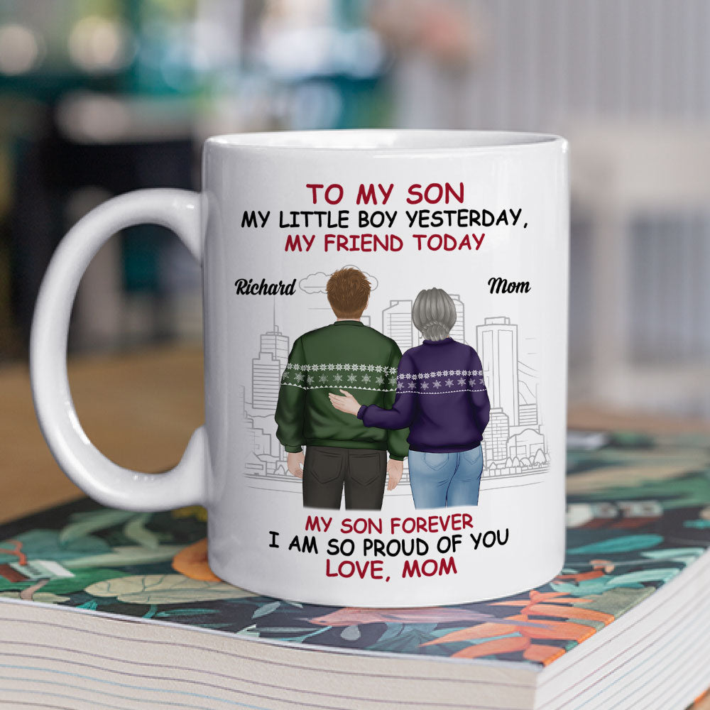 Custom Christmas & Birthday Gift for Son • My Son My Shining Star - Personalized Coffee Mug