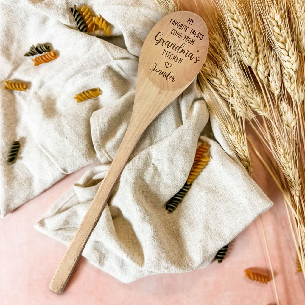 My Favorite Treats - Personalized Engraved Wooden Spoon