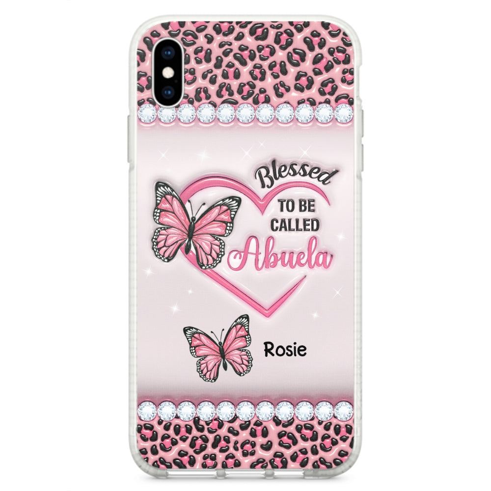 Blessed To Be Called Nana - Personalized 3D Inflated Effect Phone Case