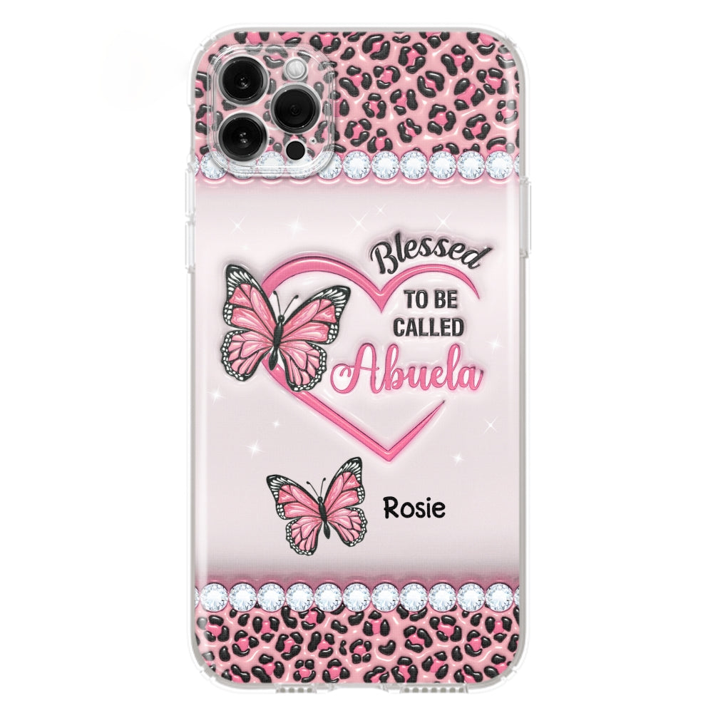 Blessed To Be Called Nana - Personalized 3D Inflated Effect Phone Case
