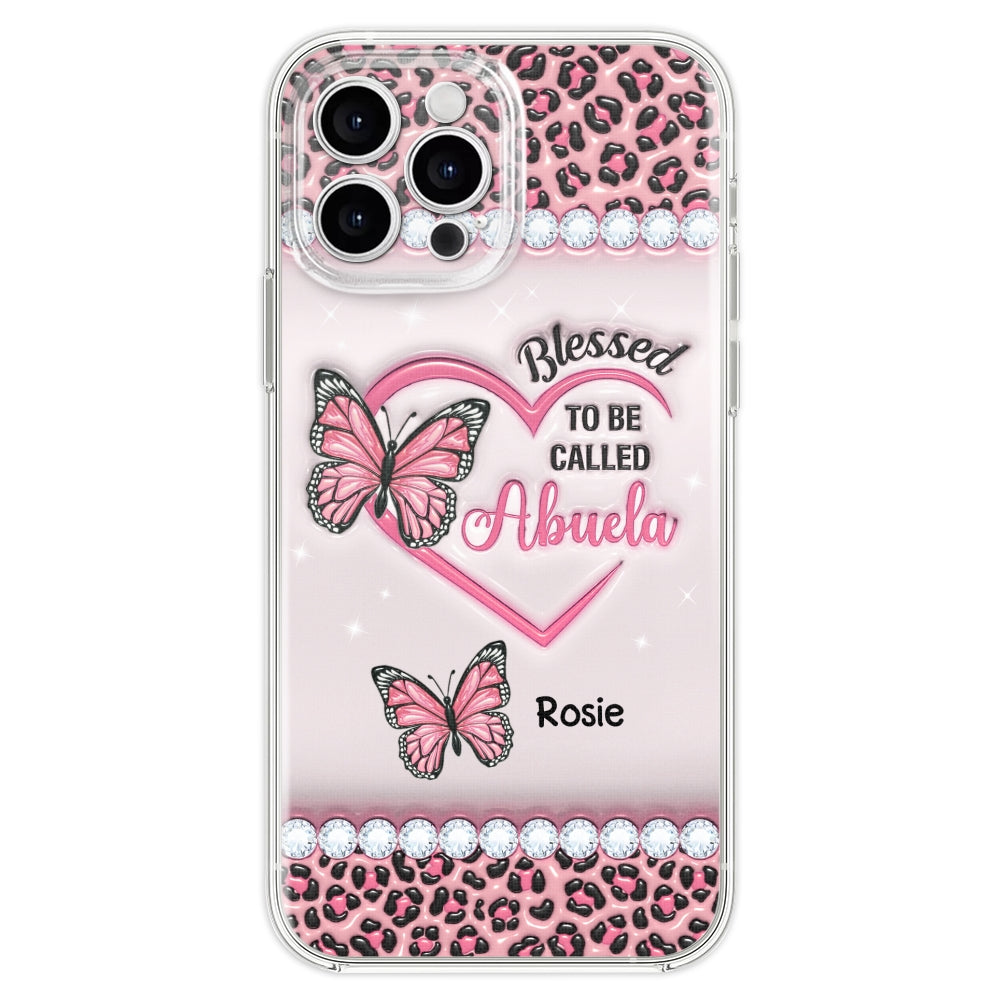 Blessed To Be Called Nana - Personalized 3D Inflated Effect Phone Case