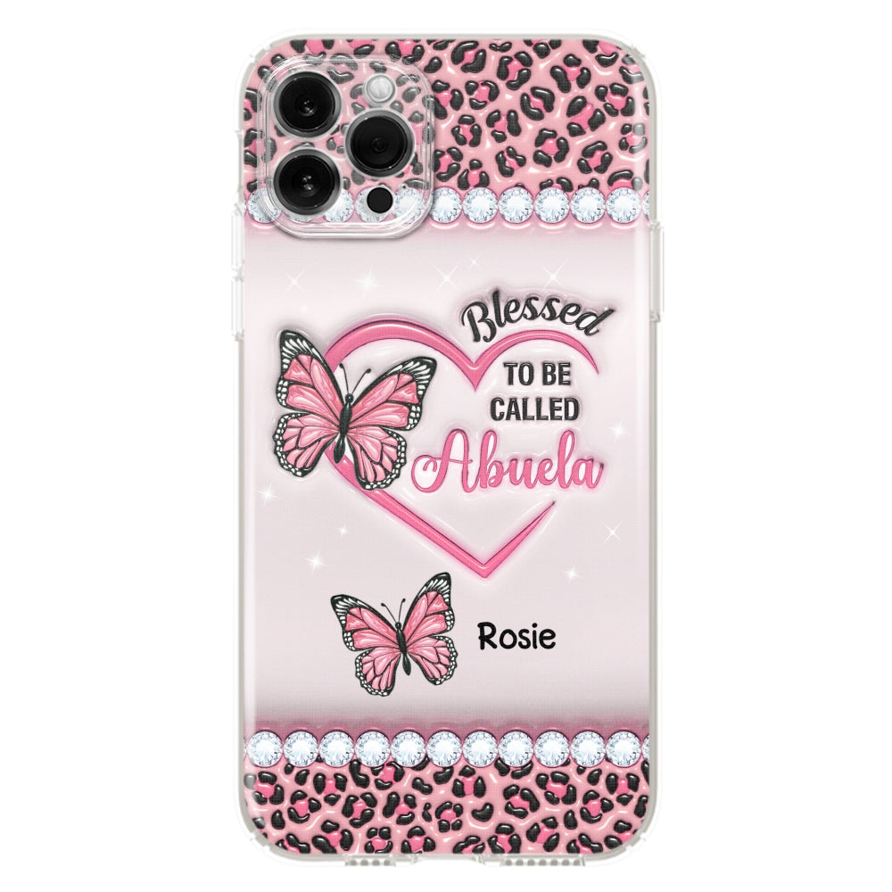 Blessed To Be Called Nana - Personalized 3D Inflated Effect Phone Case