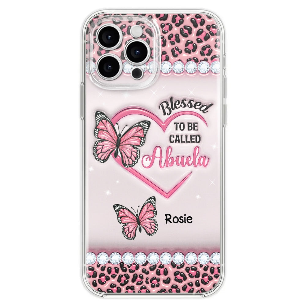 Blessed To Be Called Nana - Personalized 3D Inflated Effect Phone Case