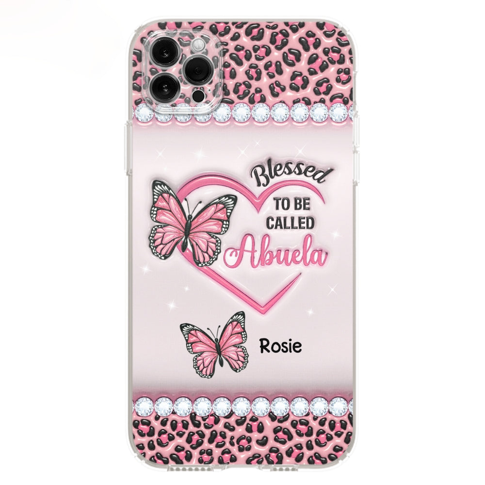 Blessed To Be Called Nana - Personalized 3D Inflated Effect Phone Case