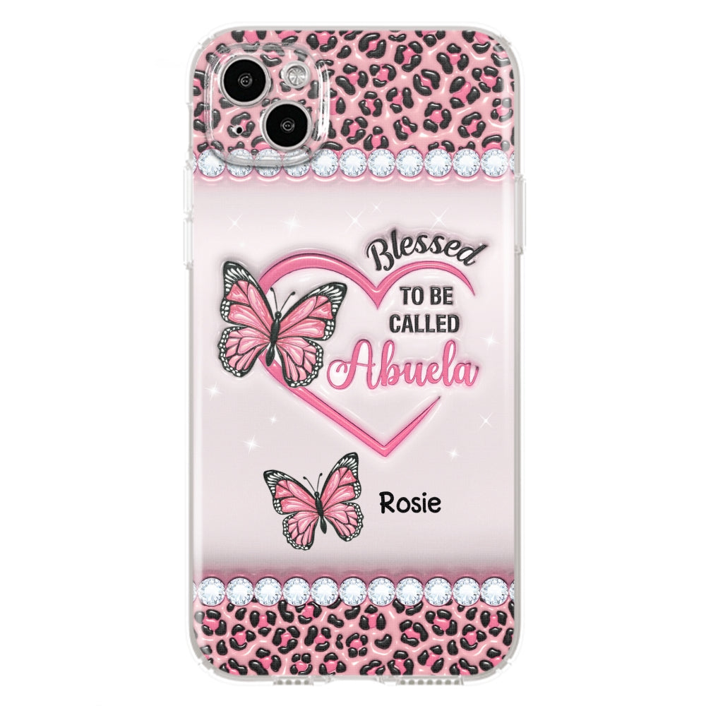 Blessed To Be Called Nana - Personalized 3D Inflated Effect Phone Case