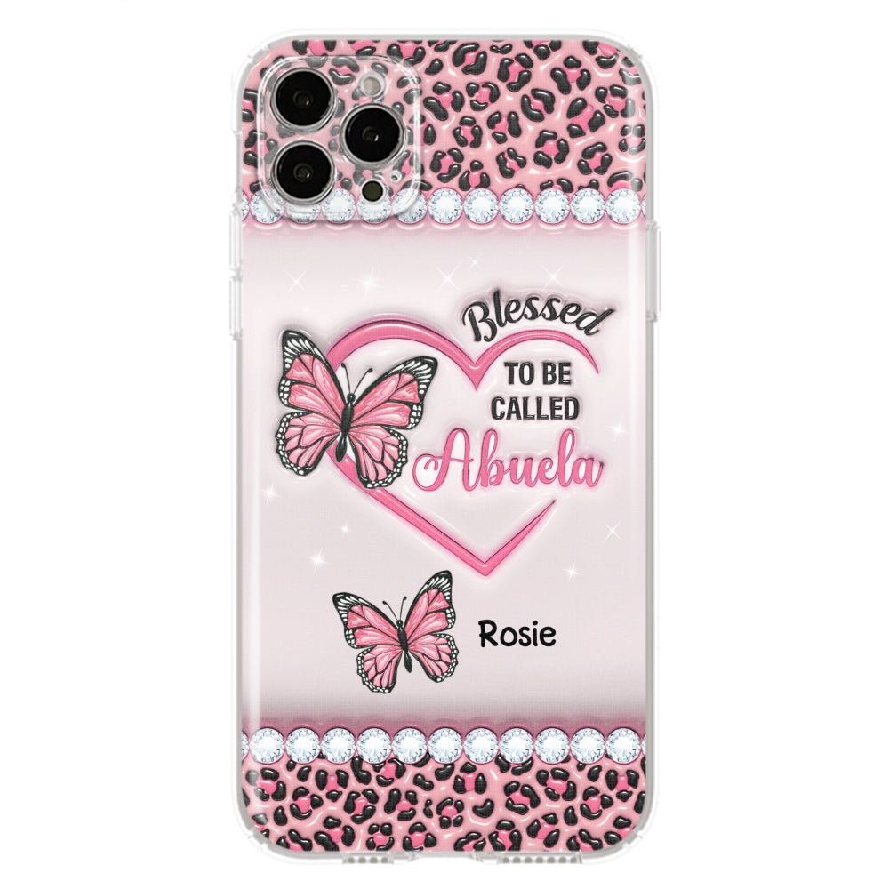 Blessed To Be Called Nana - Personalized 3D Inflated Effect Phone Case