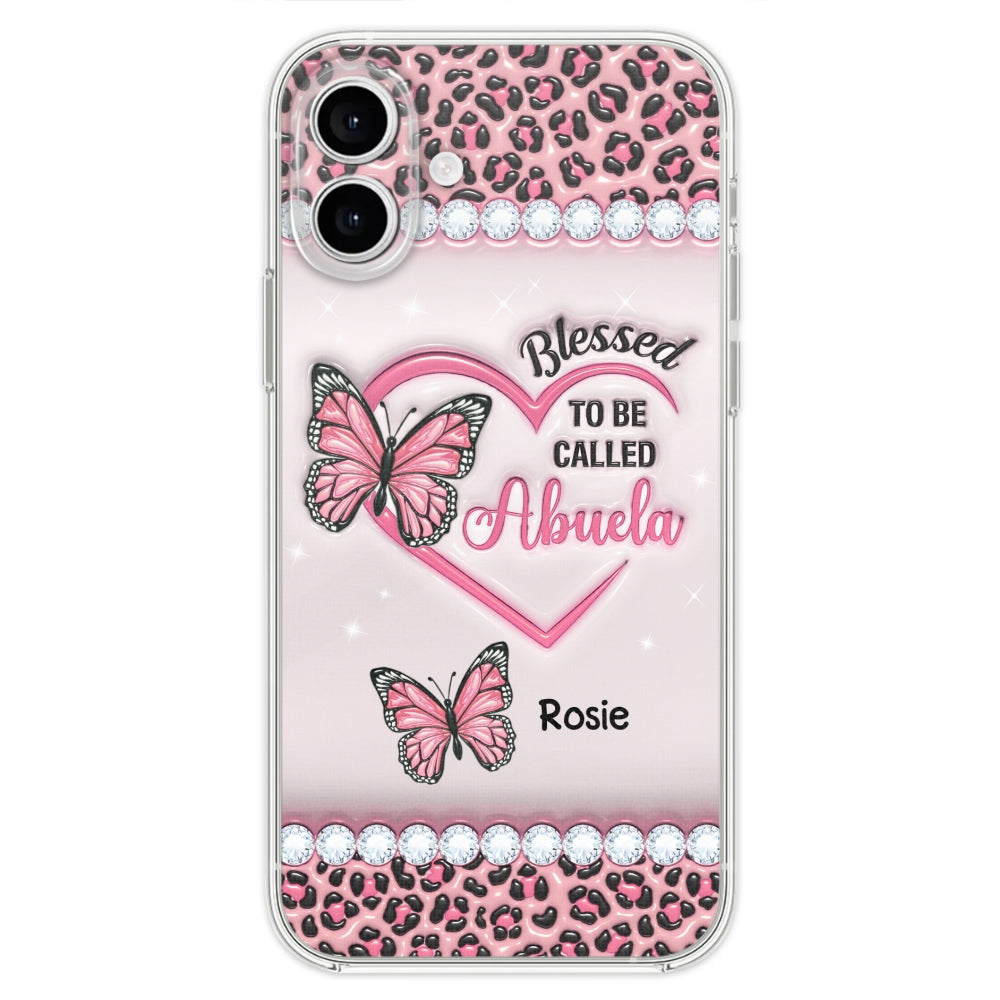 Blessed To Be Called Nana - Personalized 3D Inflated Effect Phone Case
