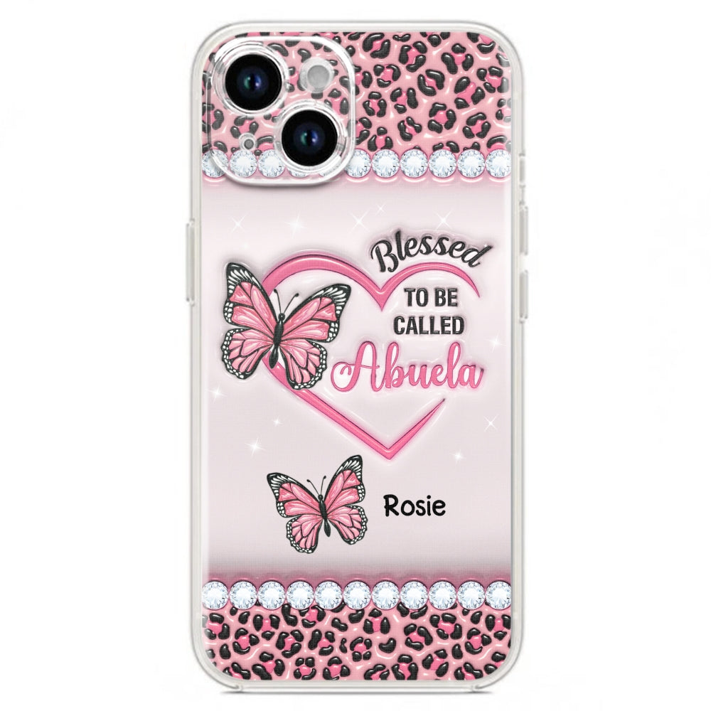 Blessed To Be Called Nana - Personalized 3D Inflated Effect Phone Case