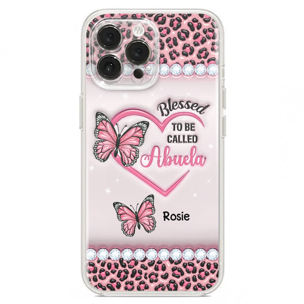 Blessed To Be Called Nana - Personalized 3D Inflated Effect Phone Case