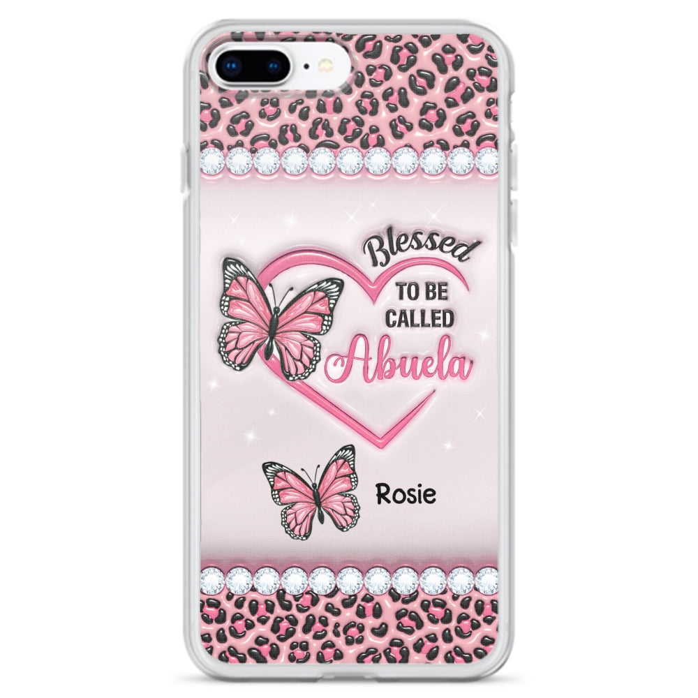 Blessed To Be Called Nana - Personalized 3D Inflated Effect Phone Case