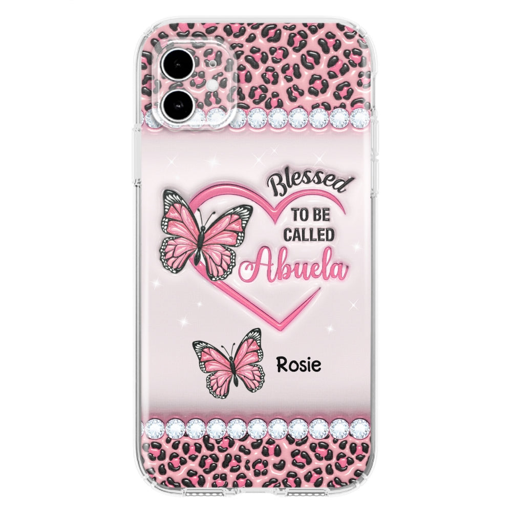 Blessed To Be Called Nana - Personalized 3D Inflated Effect Phone Case