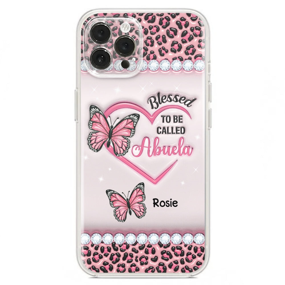 Blessed To Be Called Nana - Personalized 3D Inflated Effect Phone Case