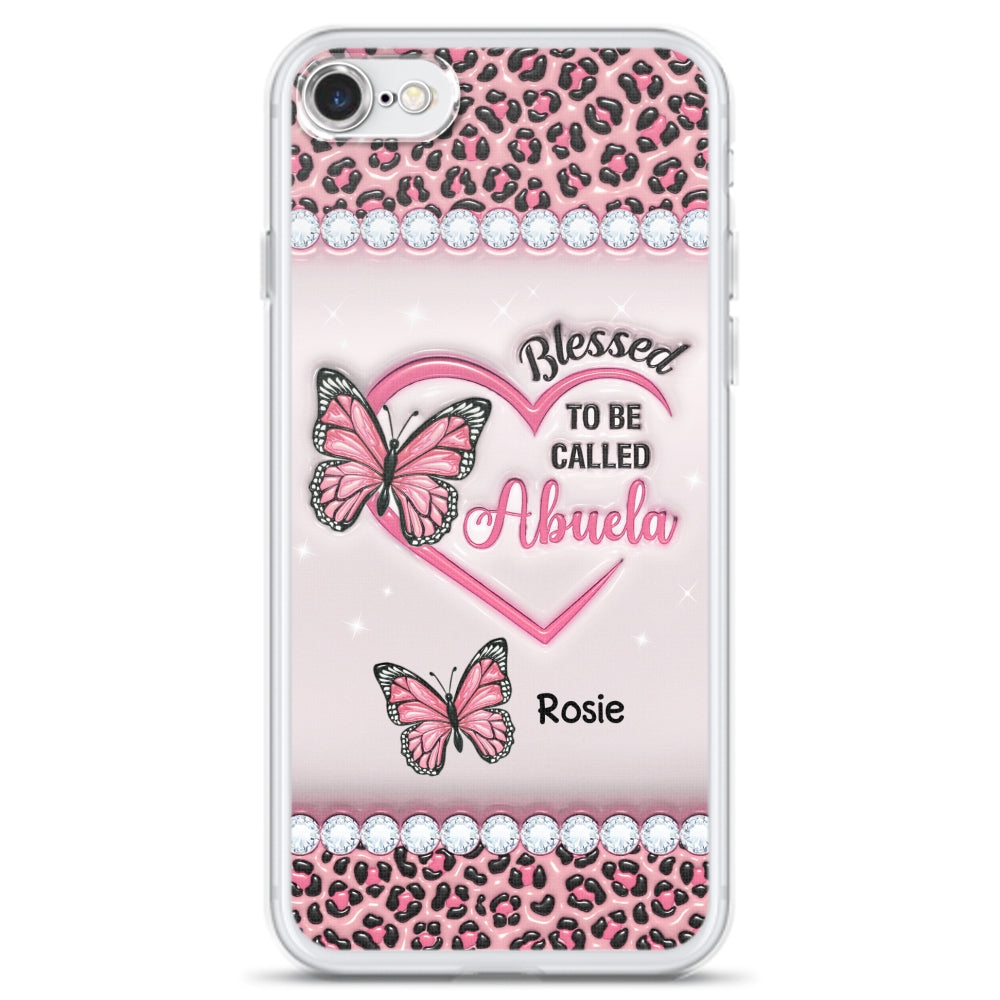 Blessed To Be Called Nana - Personalized 3D Inflated Effect Phone Case