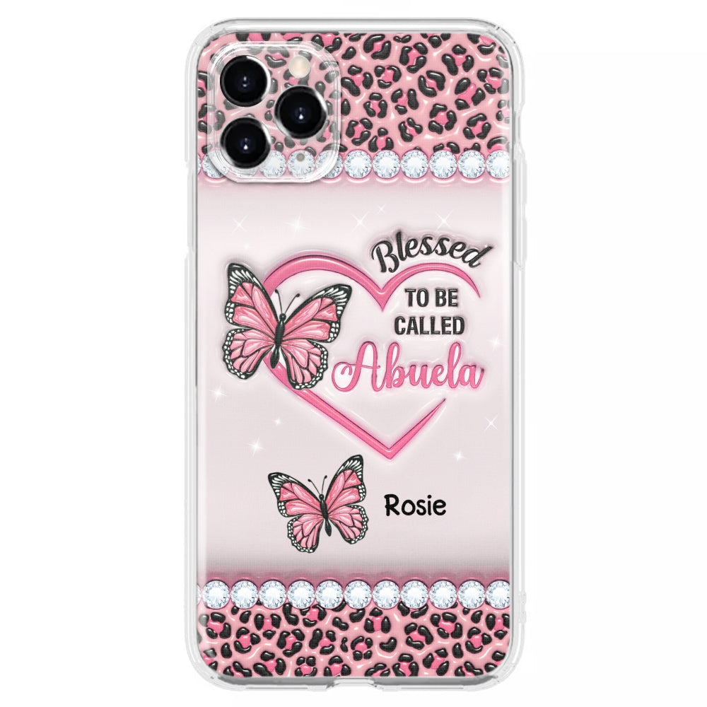 Blessed To Be Called Nana - Personalized 3D Inflated Effect Phone Case