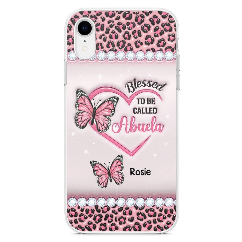 Blessed To Be Called Nana - Personalized 3D Inflated Effect Phone Case