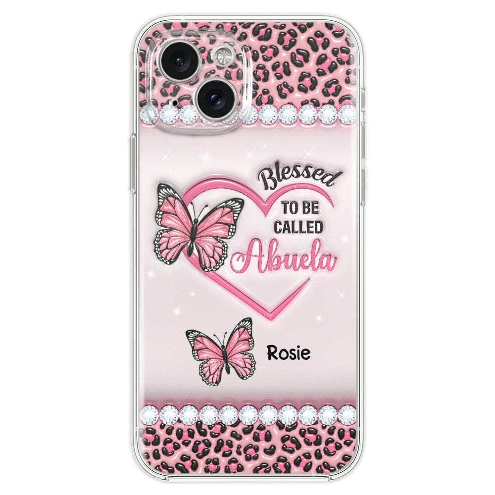 Blessed To Be Called Nana - Personalized 3D Inflated Effect Phone Case