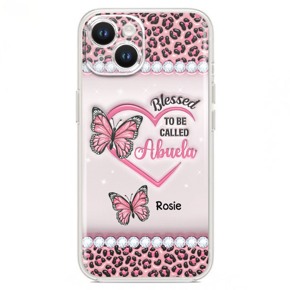 Blessed To Be Called Nana - Personalized 3D Inflated Effect Phone Case