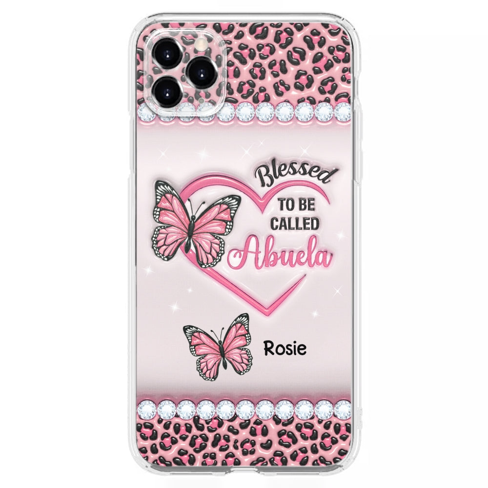 Blessed To Be Called Nana - Personalized 3D Inflated Effect Phone Case