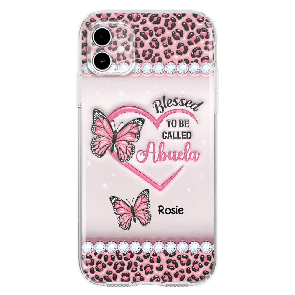 Blessed To Be Called Nana - Personalized 3D Inflated Effect Phone Case