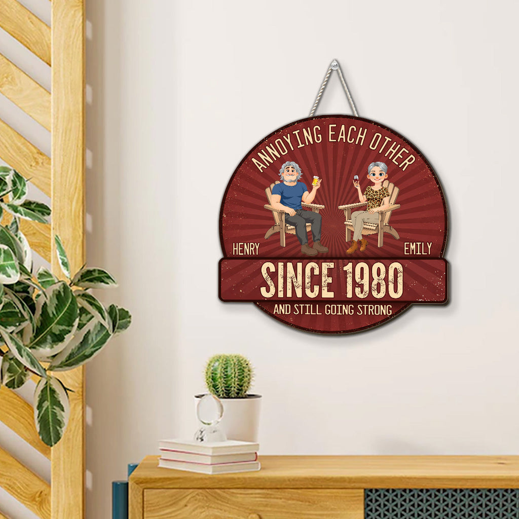 Custom Husband Anniversary Wall Decor Keepsake Gift • Everlasting Love - Personalized Wood Sign
