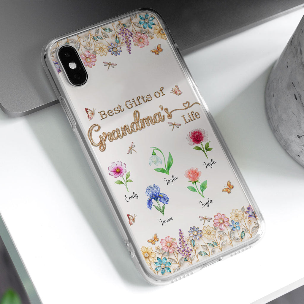 Best Gift Of Grandma Life - Personalized 3D Inflated Effect Phone Case
