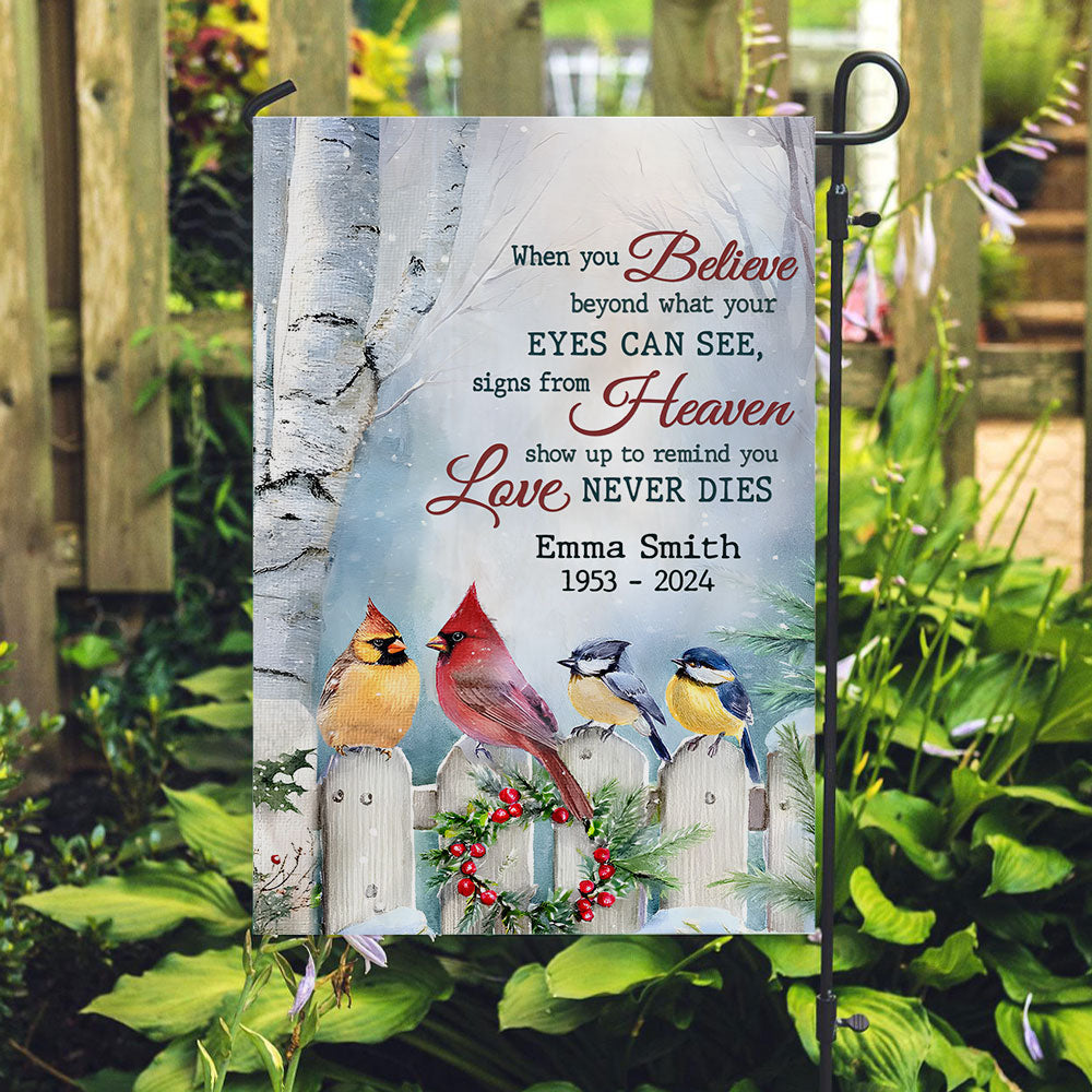 Forever Cherished, Never Forgotten - Personalized Flag