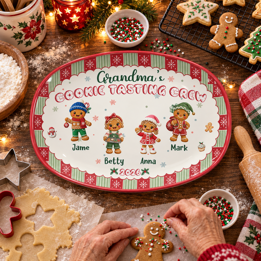 Christmas Baking Crew - Personalized Platter