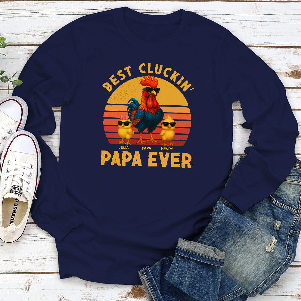 Custom Christmas & Birthday Gift for Grandpa • The Clucking Best - Personalized Shirt
