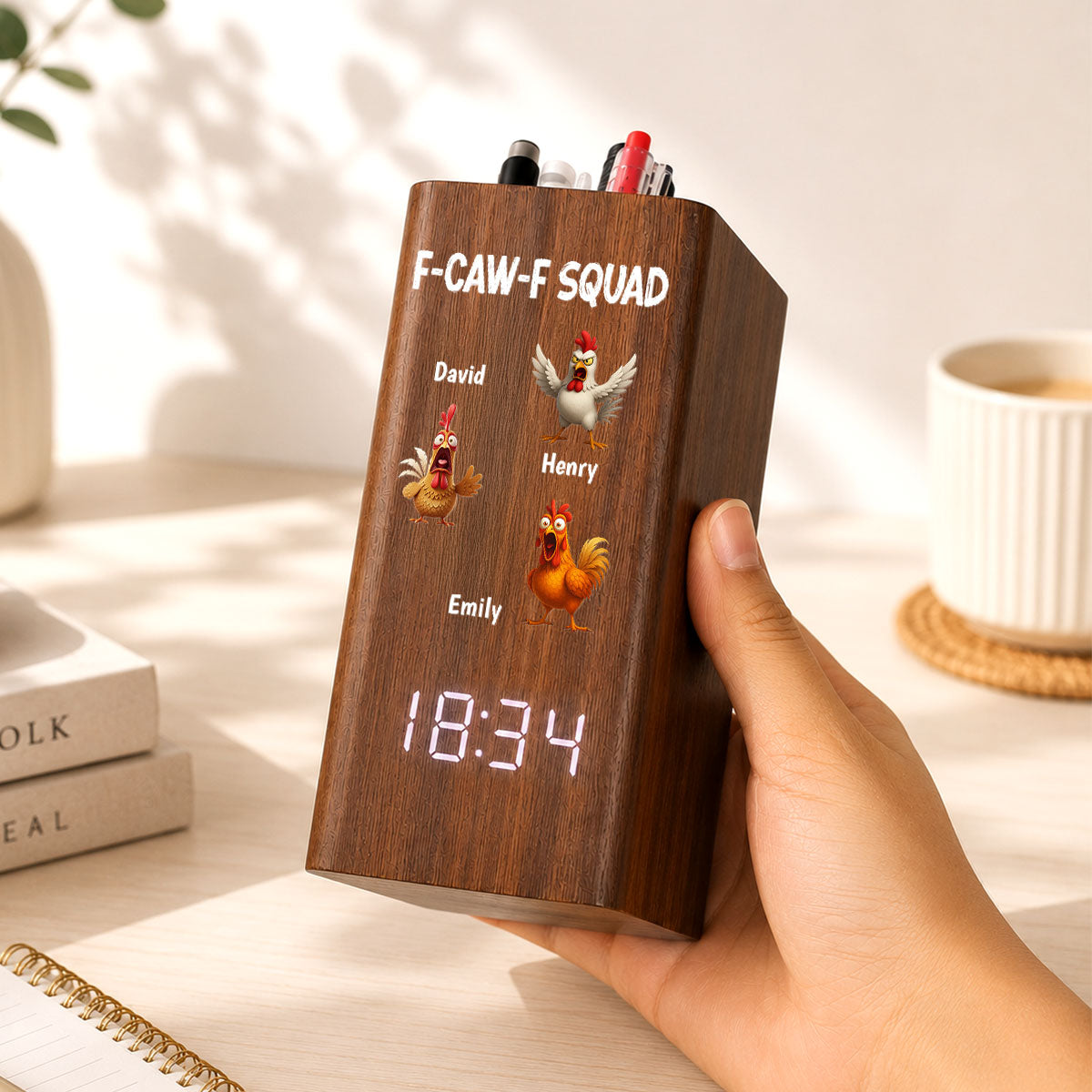 One Flock One Amazing Team - Personalized Pen Holder