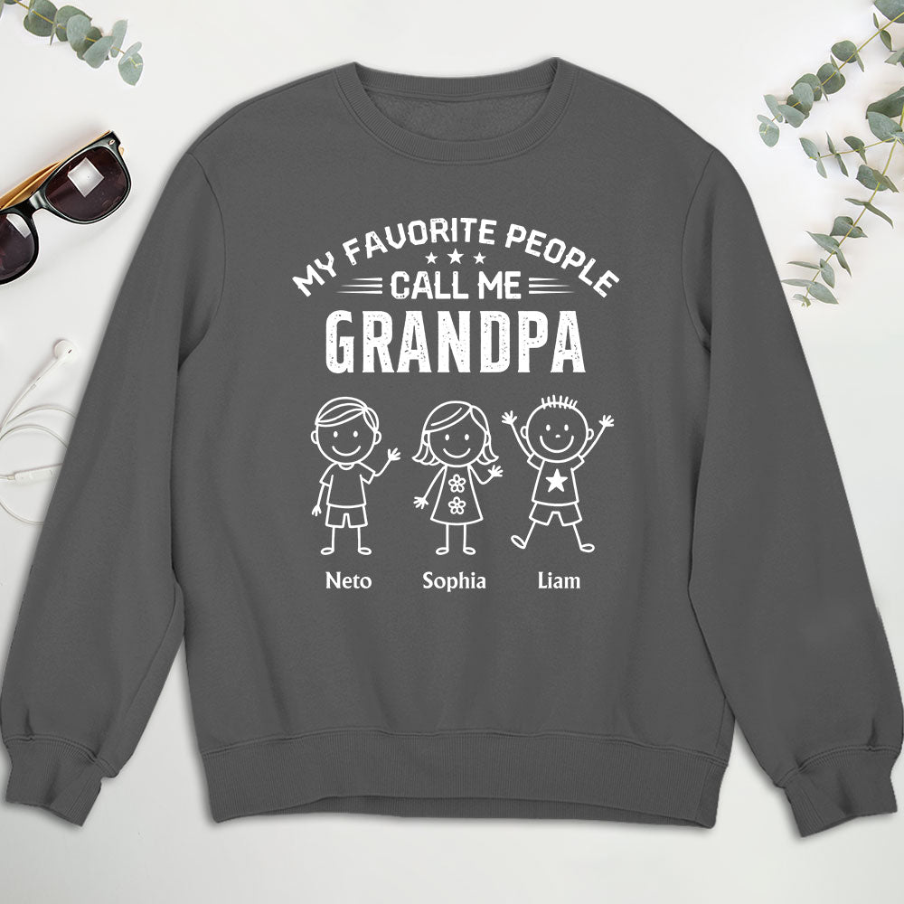 Custom Father's Day, Special Gift for Dad & Grandpa • Call Me Grandpa - Personalized Shirt