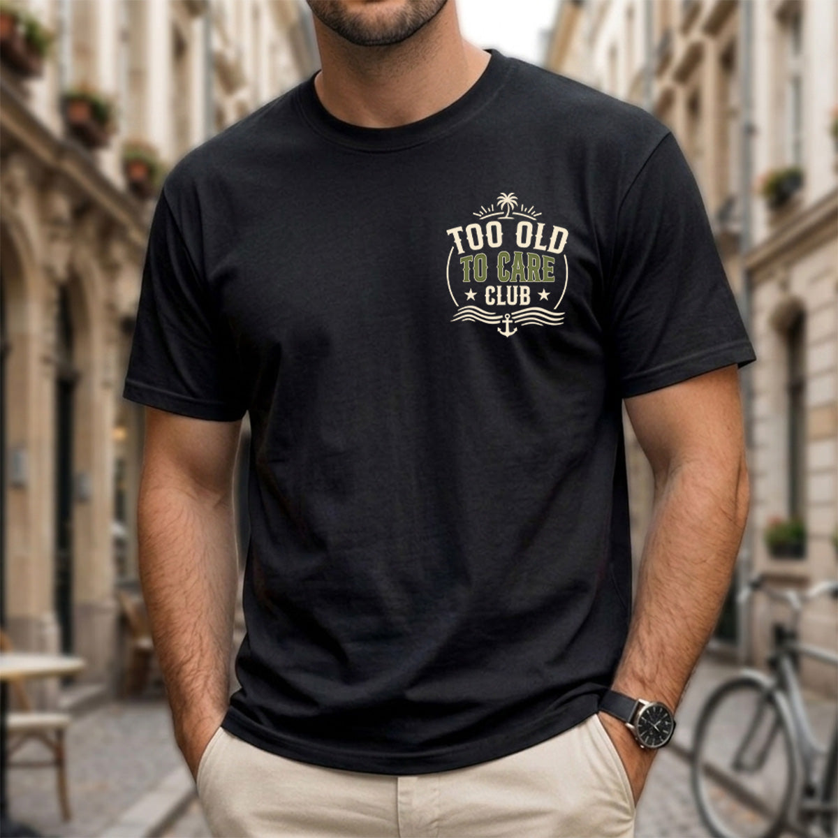 Custom Christmas & Birthday Gift for Grandpa • Old Enough To Decline - Personalized Shirt