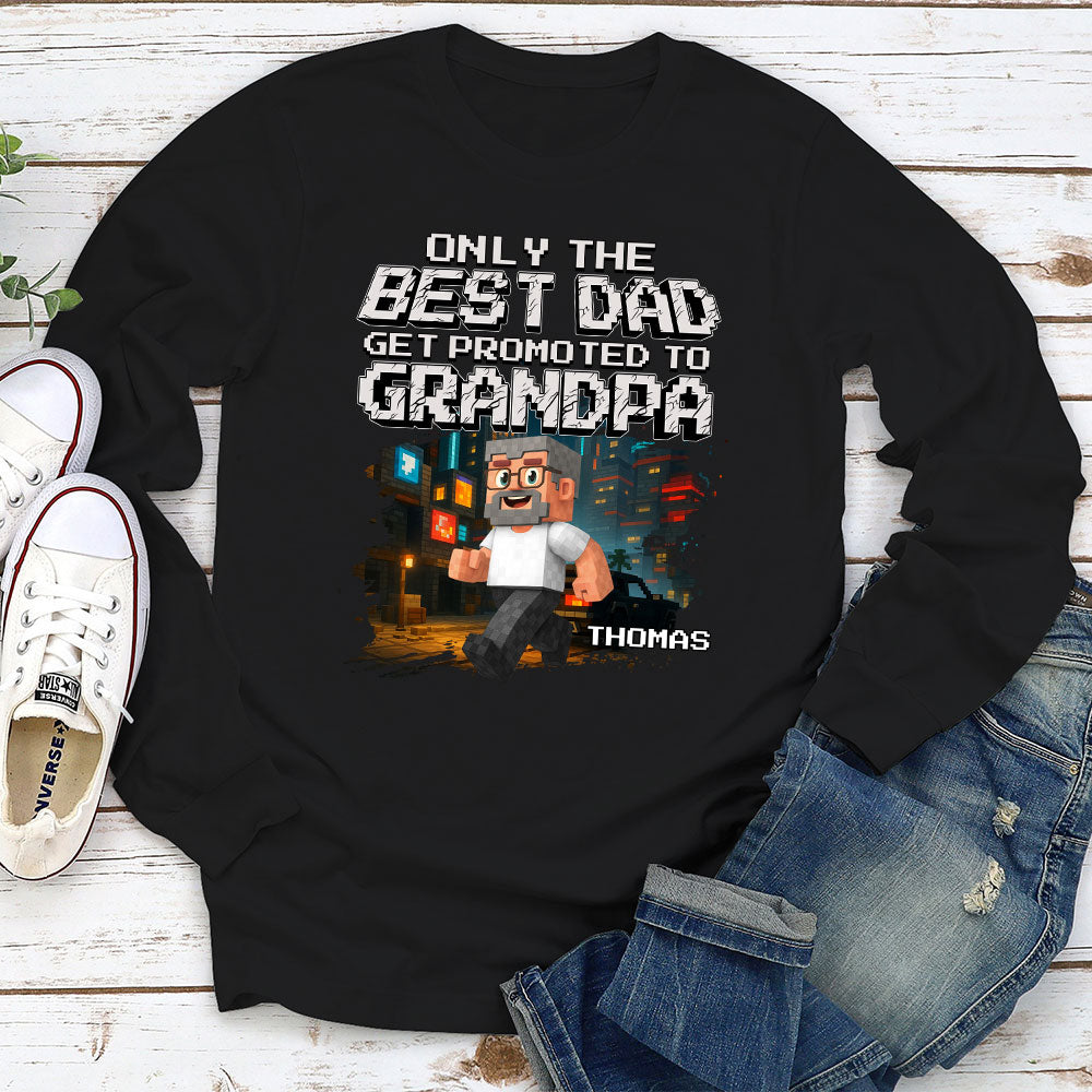 Custom First Father's Day, Christmas Gift for New Dad • Soon To Be Grandpa - Personalized Shirt