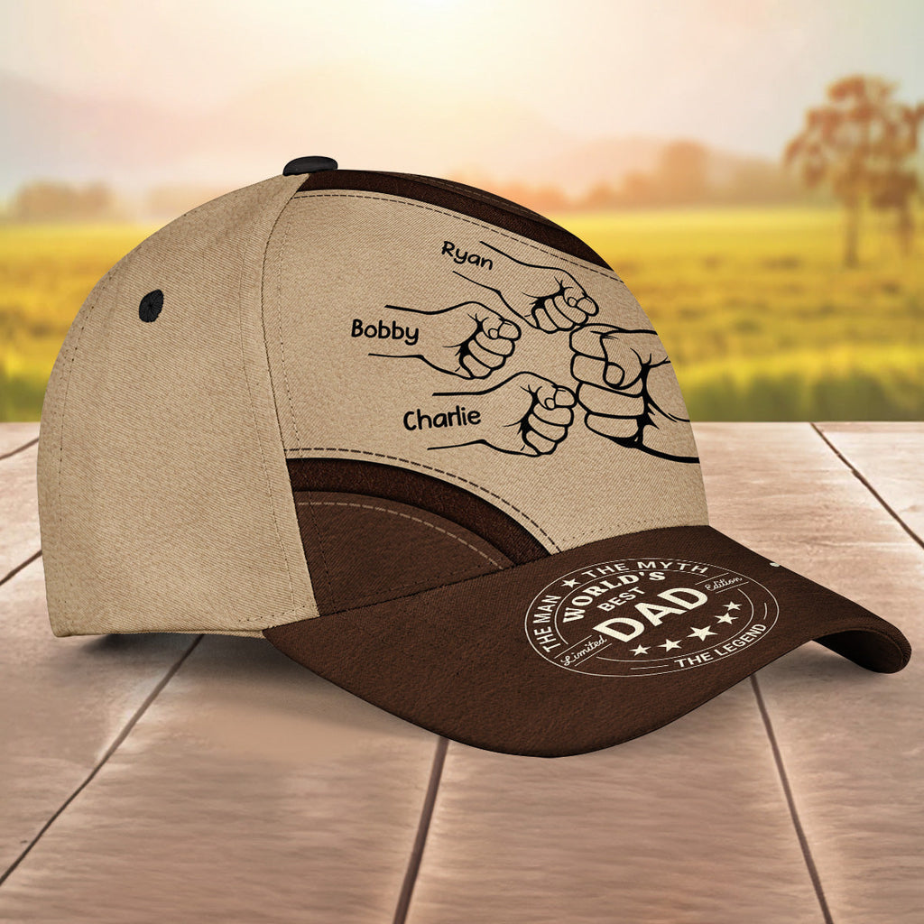Best Dad in the World - Personalized Classic Cap