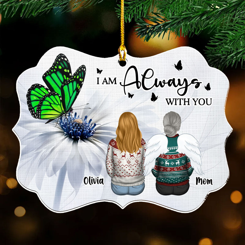 Custom Family Ornament, Christmas Gift for Family Members •  Always With You Version 2 - Personalized Acrylic Ornament