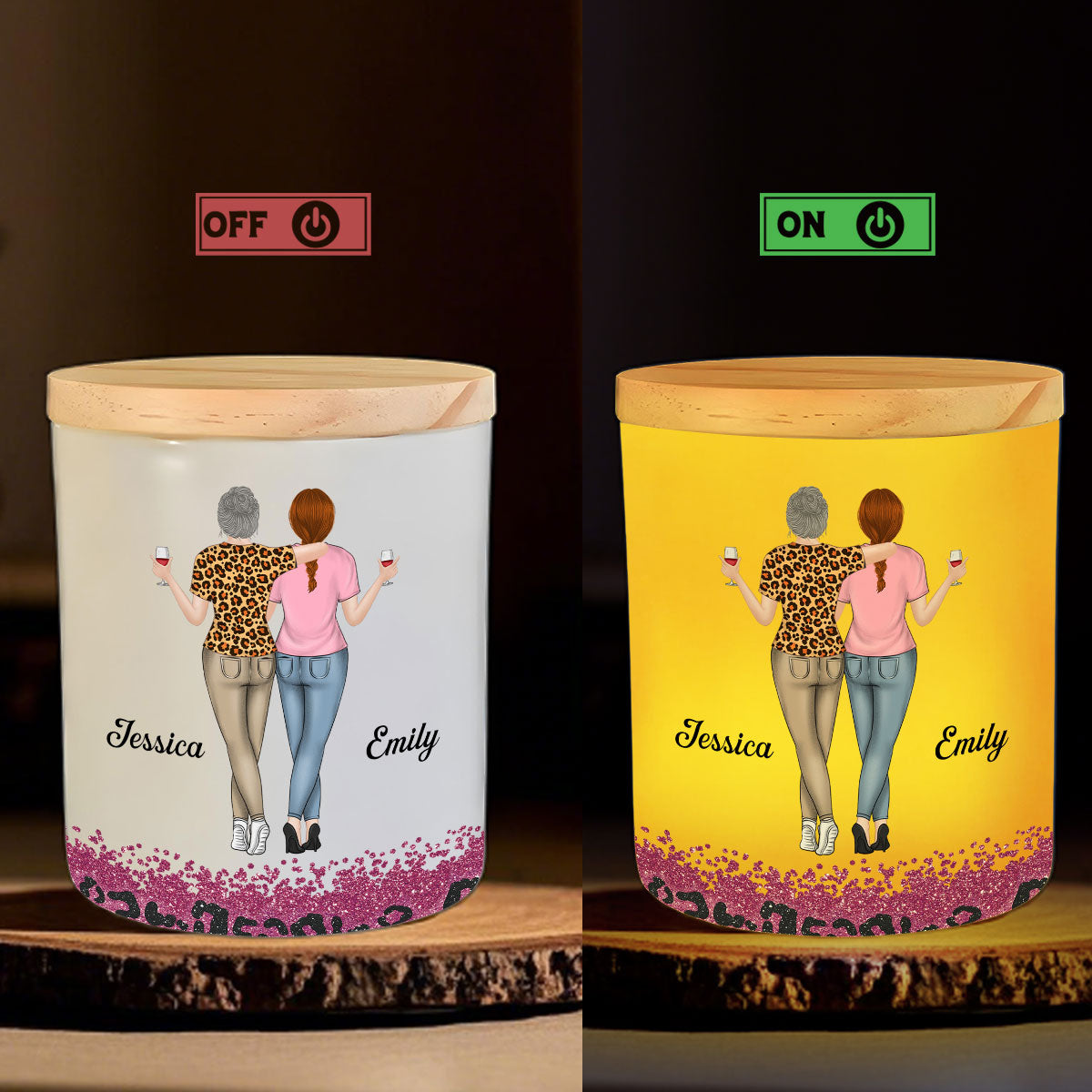 This Is Your Reminder - Personalized Glass Jar With LED Candle