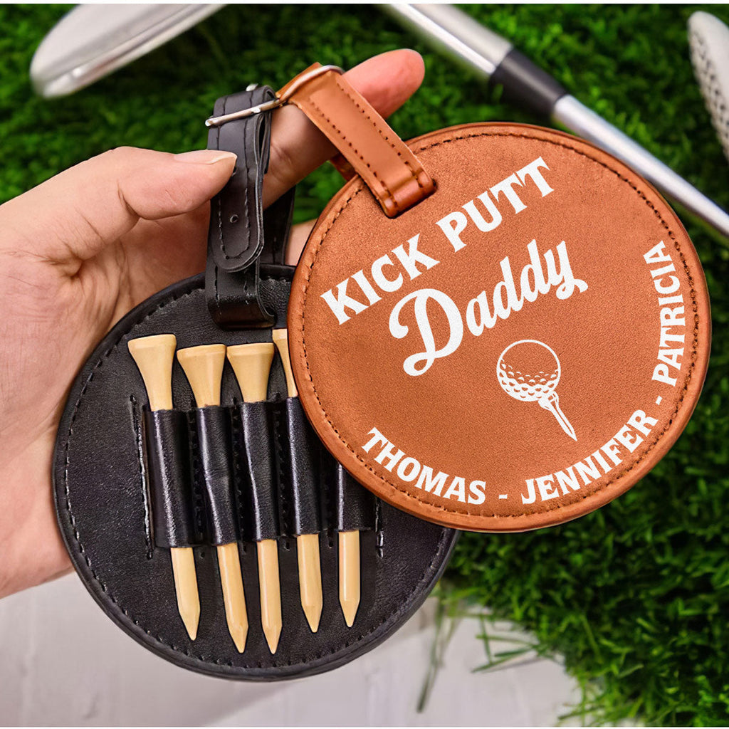 Kick Putt Daddy - Personalized Golf Tee Bag
