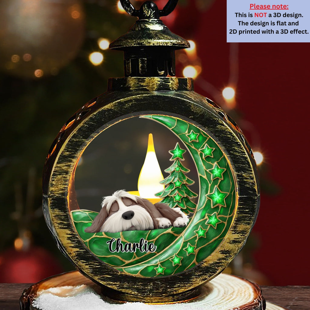 Custom Christmas Gifts for Loved Ones, Family Keepsake • Beside Pearl Of You - Personalized 3D Effect Christmas Lantern