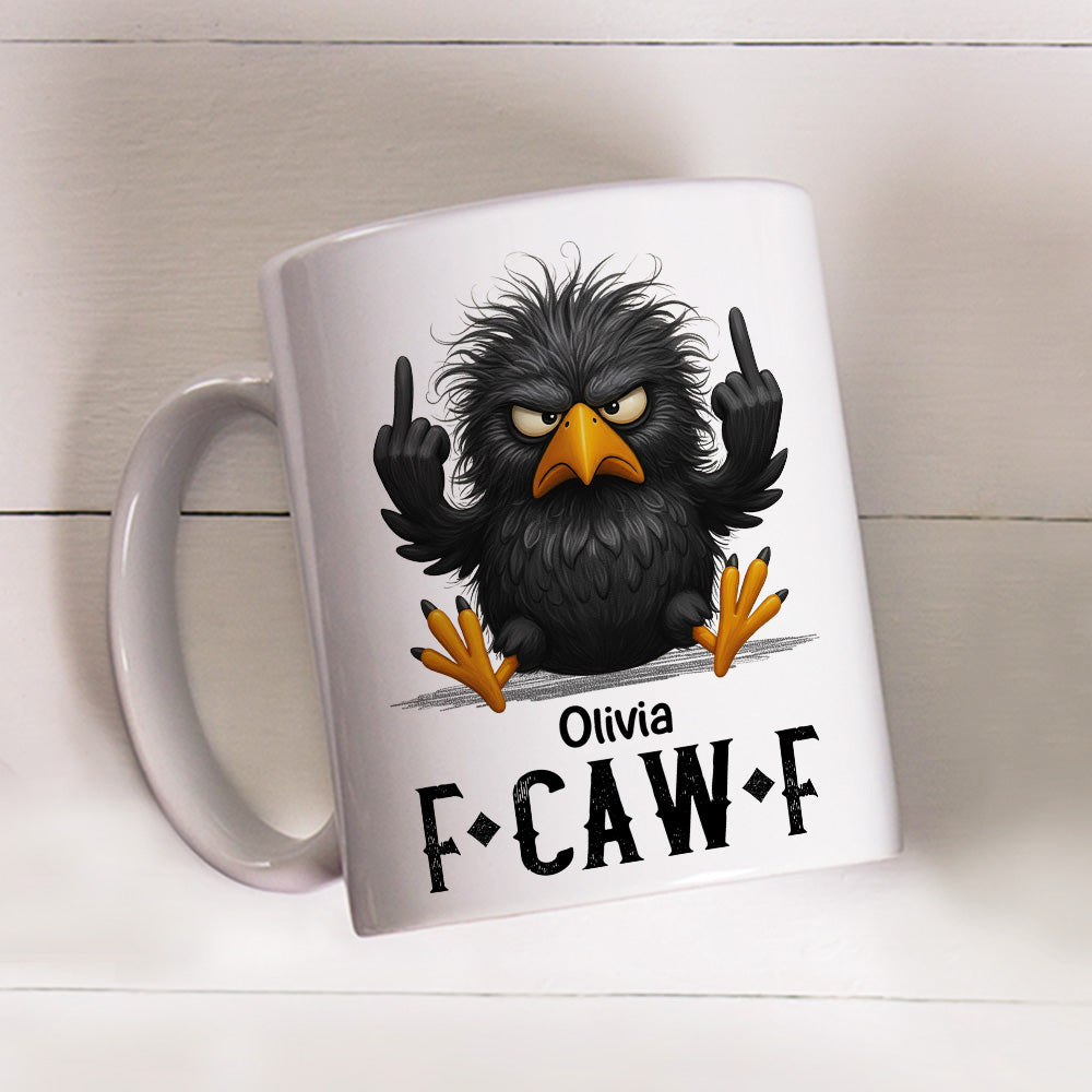 Custom Coworker, Christmas & Birthday Team Appreciation Gift • FCAWF Crow - Personalized Coffee Mug