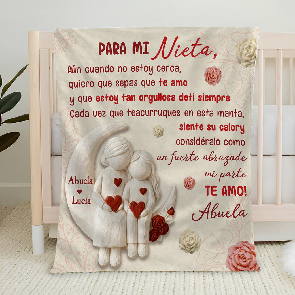 Quiero que sepas cuánto te amo - Manta de lana personalizada