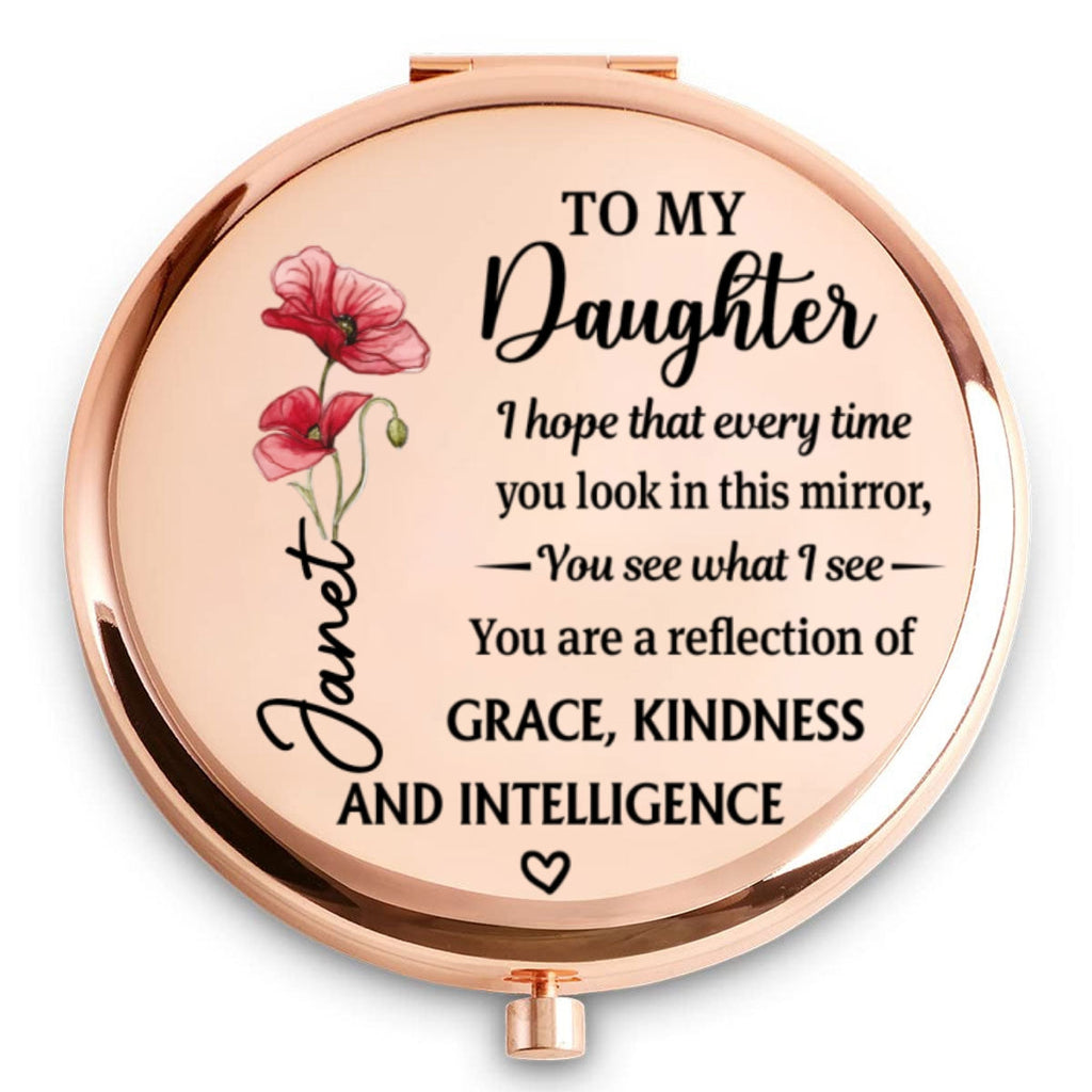 Your Heart Makes You Beautiful - Personalized Compact Mirror