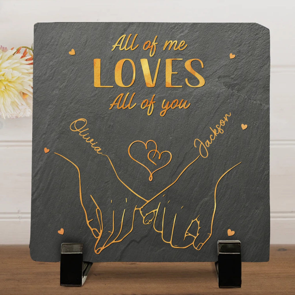 My Heart Is Perfect Because You Are Inside - Personalized Square Shaped Stone
