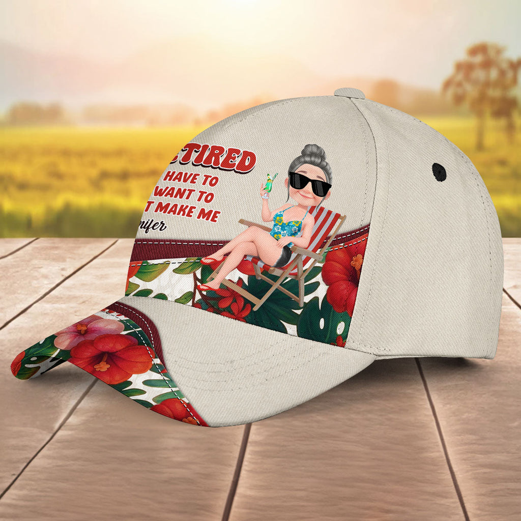 I Am Retired - Personalized Classic Cap