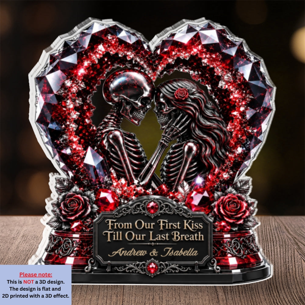 Till Our Final Breath Together -  Personalized Acrylic Plaque