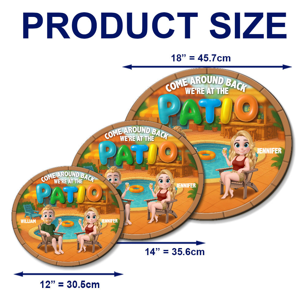 Custom Home & Wall Decor, Birthday & Christmas Gift • Welcome To Our Pool Paradise- Personalized Wood Sign
