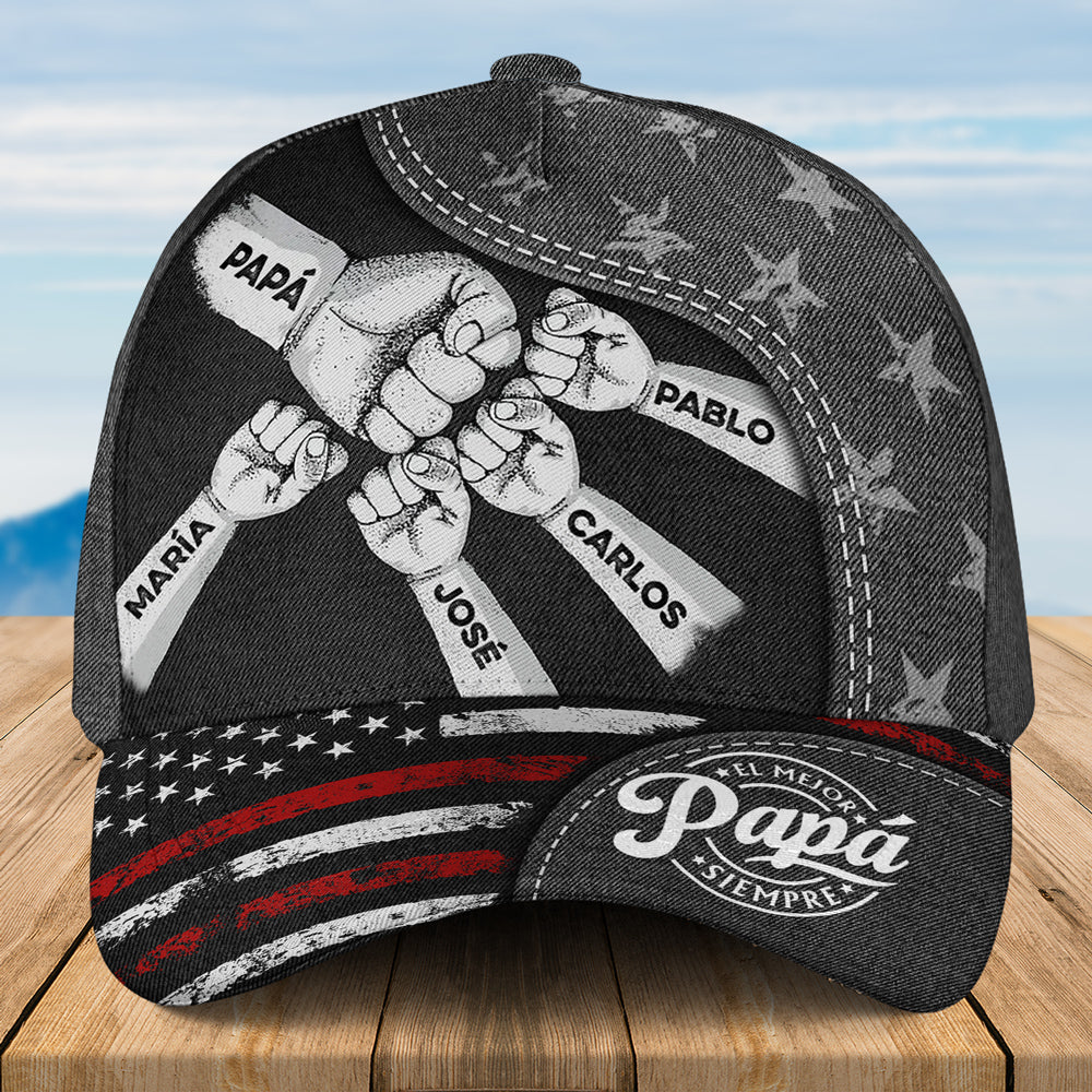 El Poder Del Papá Viene Del Amor - Gorra Clásica Personalizada