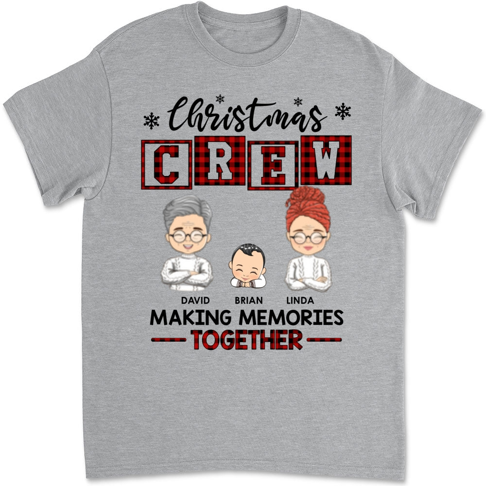Custom Christmas & Birthday Keepsake Gift • Christmas Crew - Personalized Shirt