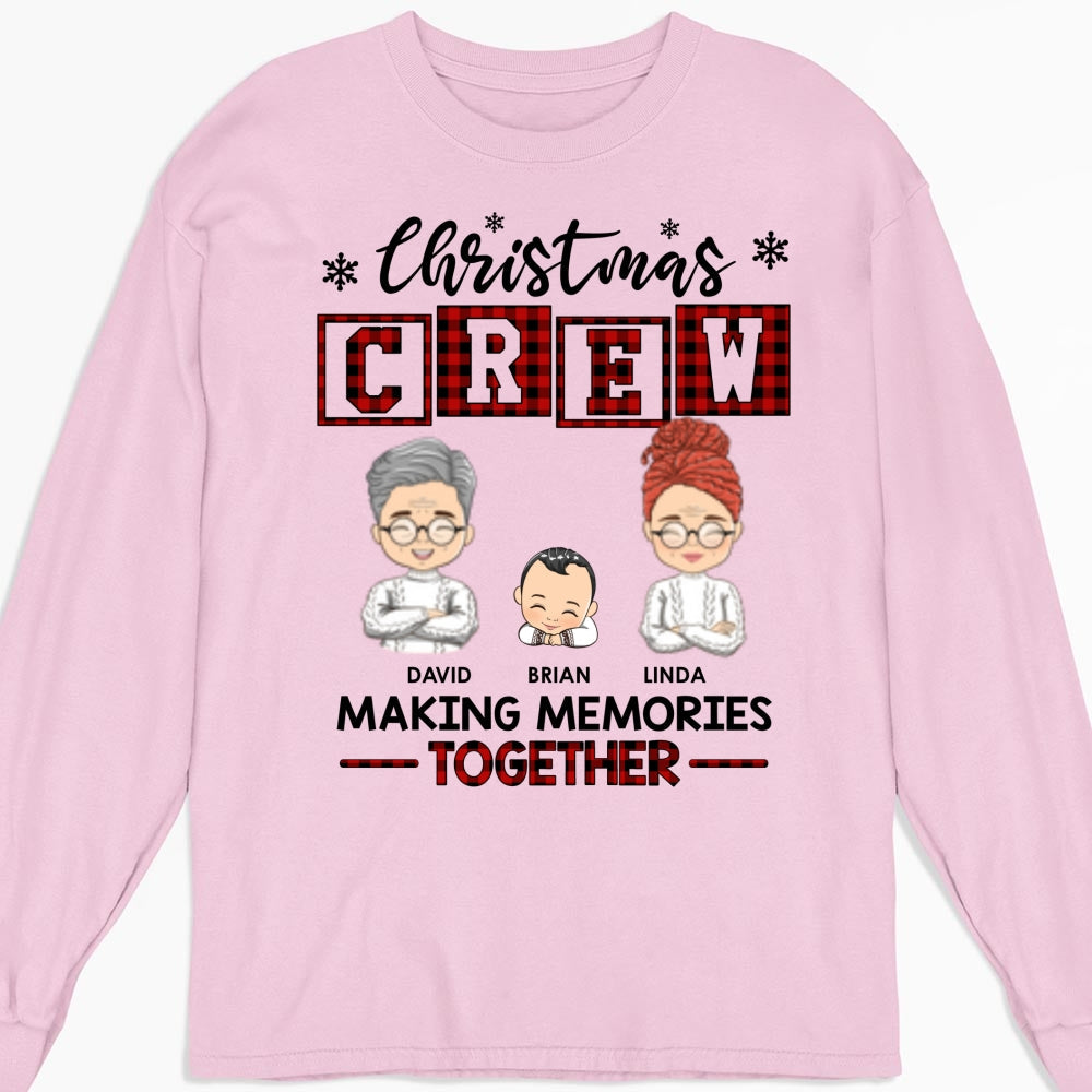 Custom Christmas & Birthday Keepsake Gift • Christmas Crew - Personalized Shirt