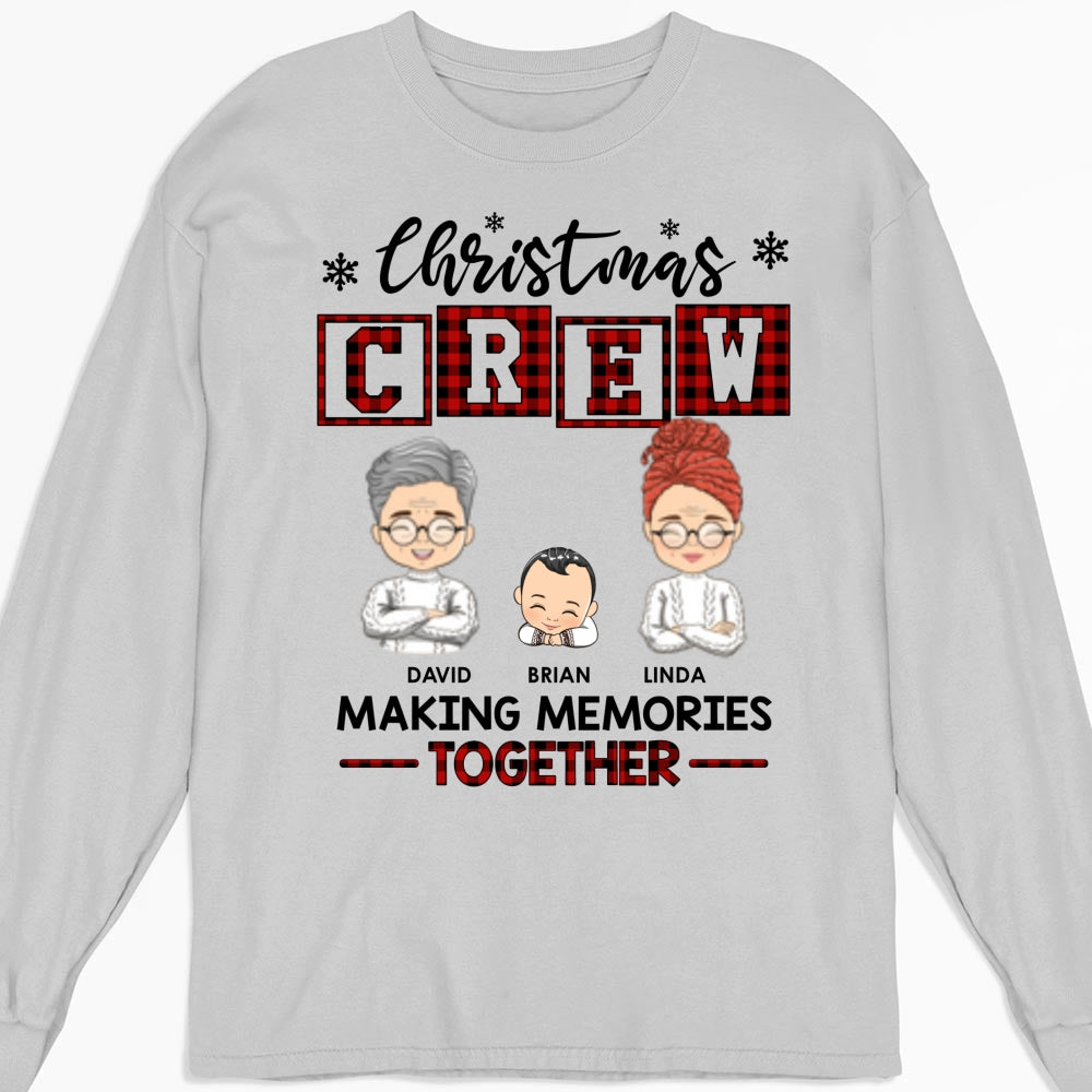 Custom Christmas & Birthday Keepsake Gift • Christmas Crew - Personalized Shirt