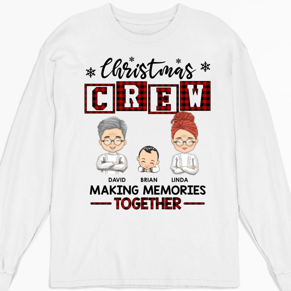 Custom Christmas & Birthday Keepsake Gift • Christmas Crew - Personalized Shirt