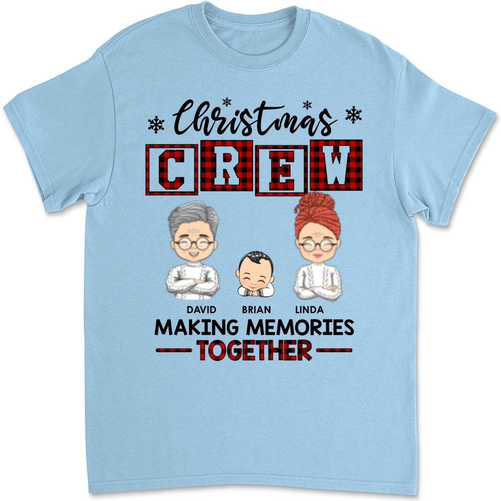 Custom Christmas & Birthday Keepsake Gift • Christmas Crew - Personalized Shirt